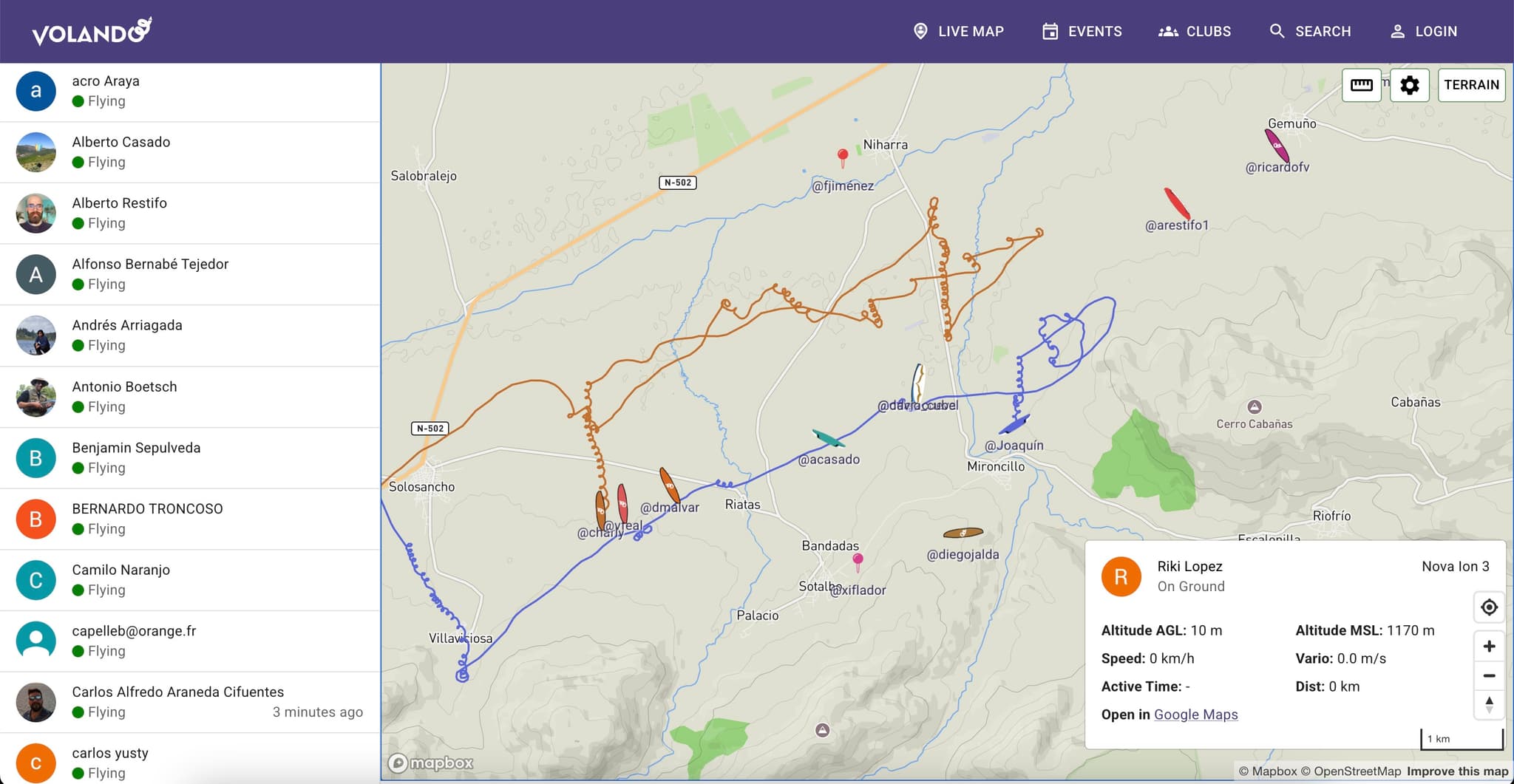 Real-Time Live Tracking
